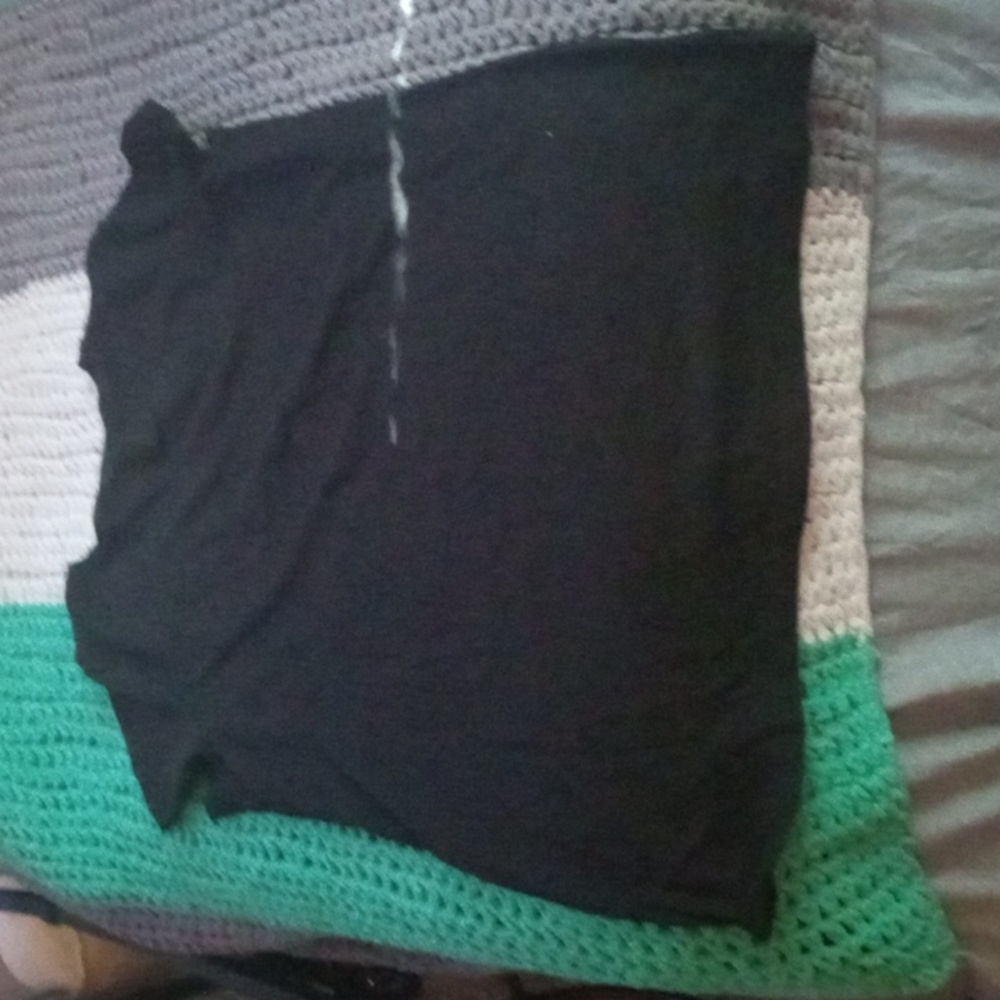 2 shirts. Black and grey